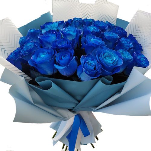 Фото товара 33 синие розы в Кировограде