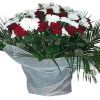 Фото товара 36 белых роз в корзине в Кировограде