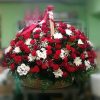 Фото товара Хризантемы и гвоздики "Дань памяти" в Кировограде
