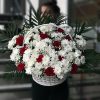 Фото товара Корзина "Жёлтые хризантемы и розы"" в Кировограде