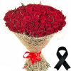 Фото товара 100 красно-белых роз в Кировограде