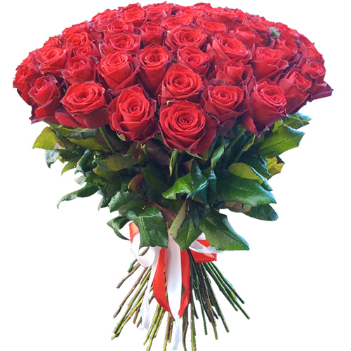 Фото товара 51 красная роза в Кировограде